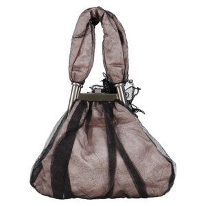 CHANEL Hand Bag Nylon Pink CC